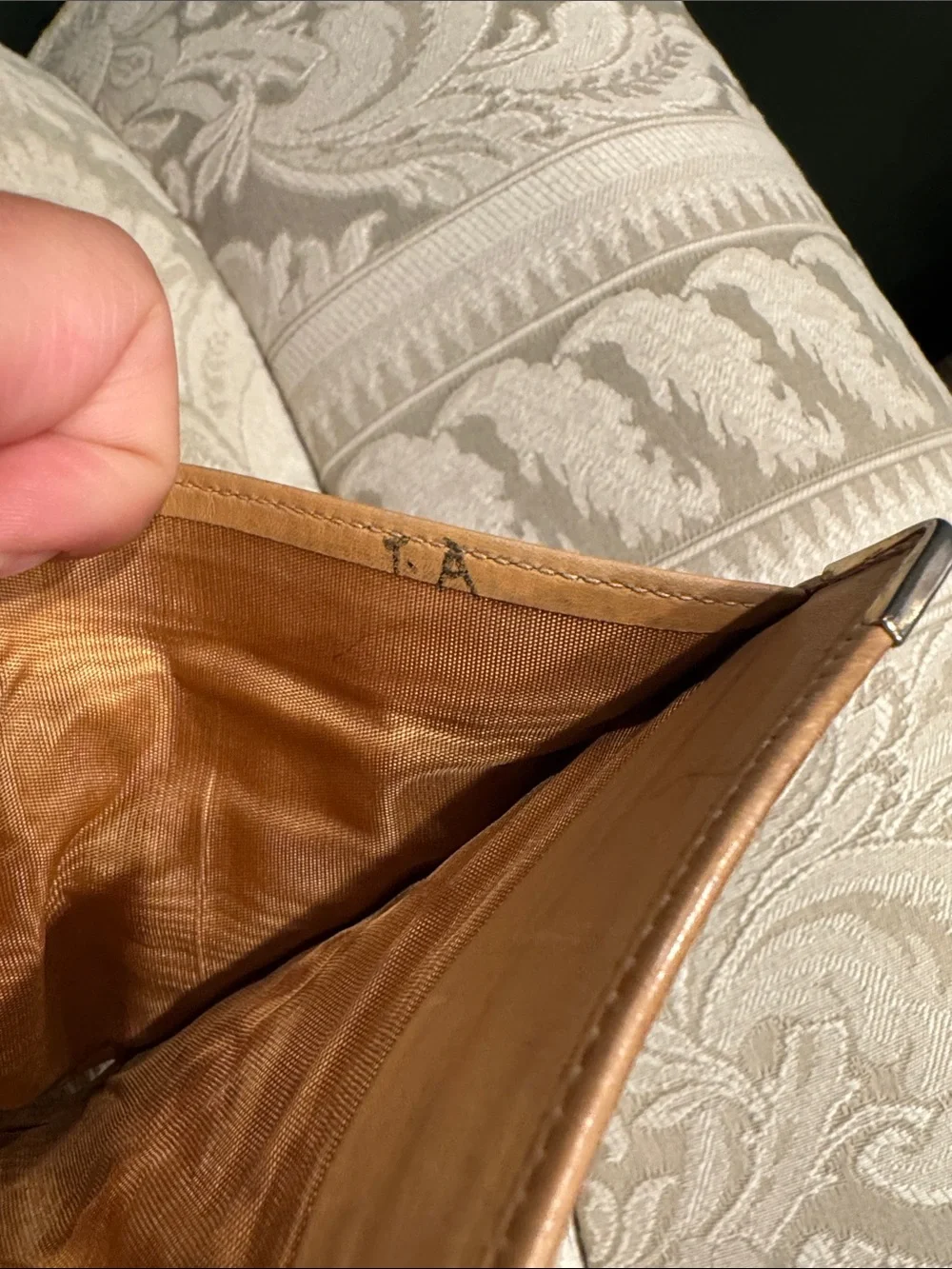 Gucci Beige GG Canvas Wallet with Green and Red Web Stripe